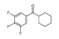 CYCLOHEXYL 3,4,5-TRIFLUOROPHENYL KETONE Structure