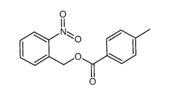 2-nitrobenzyl 4-methylbenzoate Structure