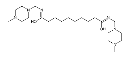 N,N'-bis[(4-methylpiperazin-1-yl)methyl]decanediamide Structure