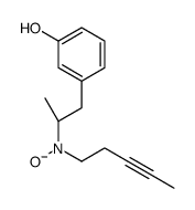 3-[(2R)-2-[oxido(pent-3-ynyl)amino]propyl]phenol结构式