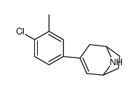 3-(4-chloro-3-methylphenyl)-8-azabicyclo[3.2.1]oct-3-ene Structure