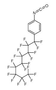 1-isocyanato-4-(1,1,2,2,3,3,4,4,5,5,6,6,7,7,8,8,9,9,9-nonadecafluorononyl)benzene Structure