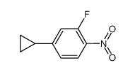 4-cyclopropyl-2-fluoro-1-nitrobenzene图片