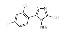 4-AMINO-5-(2,4-DICHLORO-PHENYL)-4H-[1,2,4]TRIAZOLE-3-THIOL Structure