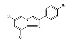 Imidazo[1,2-a]pyridine, 2-(4-bromophenyl)-6,8-dichloro图片