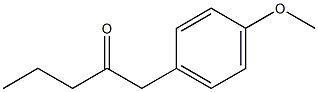 1-(4-METHOXYPHENYL)PENTAN-2-ONE Structure