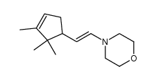 4-((1E)-2-(2,2,3-trimethylcyclopent-3-enyl)vinyl)morpholine结构式