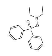 ((diethylamino)oxy)diphenylphosphine oxide Structure