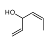 1,4-Hexadien-3-ol Structure