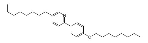 2-(4-octoxyphenyl)-5-octylpyridine Structure