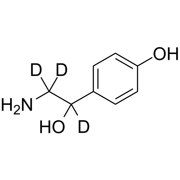 Octopamine-d3 Structure