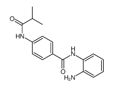 N-(2-aminophenyl)-4-(2-methylpropanoylamino)benzamide结构式