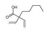 2,2-bis(ethenyl)heptanoic acid Structure