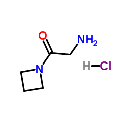 2-amino-1-(azetidin-1-yl)ethanone,hydrochloride结构式