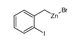 2-IODOBENZYLZINC BROMIDE 0.5M IN THF结构式