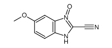 1H-Benzimidazole-2-carbonitrile,5-methoxy-,3-oxide(9CI) structure