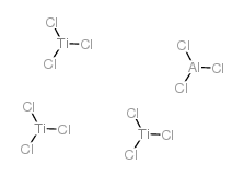 Titanium(III) chloride-aluminum chloride structure