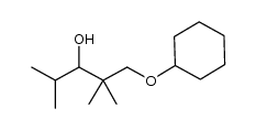 1-(cyclohexyloxy)-2,2,4-trimethylpentan-3-ol结构式