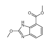 methyl 2-methoxy-1H-benzimidazole-4-carboxylate结构式