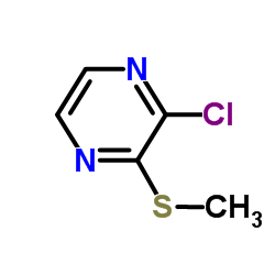 2-Chloro-3-(methylsulfanyl)pyrazine Structure