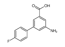 3-amino-5-(4-fluorophenyl)benzoic acid Structure