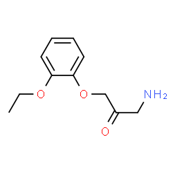 2-Propanone,1-amino-3-(2-ethoxyphenoxy)-(9CI)结构式