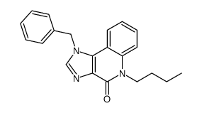 1-benzyl-5-butylimidazo[4,5-c]quinolin-4-one结构式