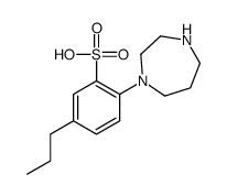 2-[1,4]二氮杂环庚烷-1-基-5-丙基苯磺酸结构式