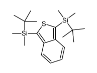 tert-butyl-[3-[tert-butyl(dimethyl)silyl]-2-benzothiophen-1-yl]-dimethylsilane结构式