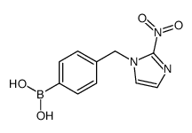 [4-[(2-nitroimidazol-1-yl)methyl]phenyl]boronic acid结构式