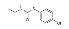 S-(4-chlorophenyl) ethylcarbamothioate结构式