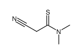 Ethanethioamide, 2-cyano-N,N-dimethyl- (9CI) Structure