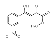 4-HYDROXY-4-(3-NITRO-PHENYL)-2-OXO-BUT-3-ENOIC ACID METHYL ESTER Structure