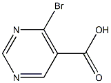 4-Bromo-5-pyrimidinecarboxylic acid structure