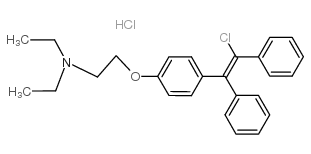 珠氯米芬结构式