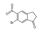 5-nitro-6-bromo-1-indanone Structure