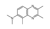 N,N,2,3,5-pentamethylquinoxalin-6-amine结构式