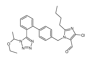 N-1-Ethoxyethyl Losartan Carboxaldehyde Structure