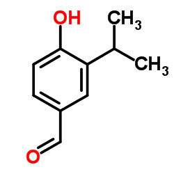 4-Hydroxy-3-isopropylbenzaldehyde structure