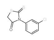 4-Thiazolidinone,3-(3-chlorophenyl)-2-thioxo- Structure