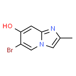 6-Bromo-2-methylimidazo[1,2-a]pyridin-7-ol结构式