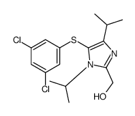 [5-(3,5-dichlorophenyl)sulfanyl-1,4-di(propan-2-yl)imidazol-2-yl]methanol Structure