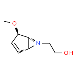 6-Azabicyclo[3.1.0]hex-2-ene-6-ethanol,4-methoxy-,(1alpha,4alpha,5alpha)-(9CI)结构式