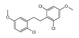 1,3-dichloro-2-[2-(2-chloro-5-methoxyphenyl)ethyl]-5-methoxybenzene Structure