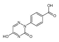 4-(3,5-DIOXO-4,5-DIHYDRO-1,2,4-TRIAZIN-2(3H)-YL)BENZOIC ACID结构式