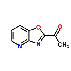 Ethanone,1-oxazolo[4,5-b]pyridin-2-yl-(9CI) structure