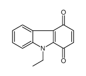 9-ethylcarbazole-1,4-dione结构式