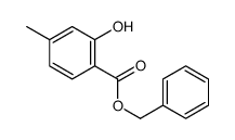 benzyl 2-hydroxy-4-methylbenzoate Structure