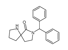 7-(二苯基甲基)-1,7-二氮杂螺[4.4]-6-壬酮结构式