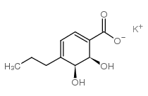 (2R,3S)-1-CARBOXY-4-PROPYL-2,3-DIHYDROXY-CYCLOHEXA-4,6-DIENE, POTASSIUM SALT, BALANCE SODIUM SALT, 93 Structure